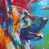 Aesthetic Abstract Dog paint by numbers