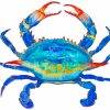 Aesthetic Blue Crab paint by numbers