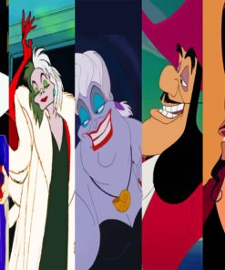 Disney Villains Characters paint by numbers