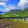 Aesthetic Glenfinnan Viaduct Scotland paint by numbers