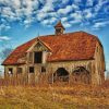 Aesthetic Old Barn paint by numbers