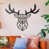 Aesthetic Tropical Deer Head paint by numbers