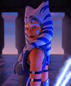 Ahsoka Tano Star Wars Paint by numbers