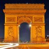 Arc De Triomphe Paint by numbers