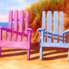 Beach Chairs paint by numbers