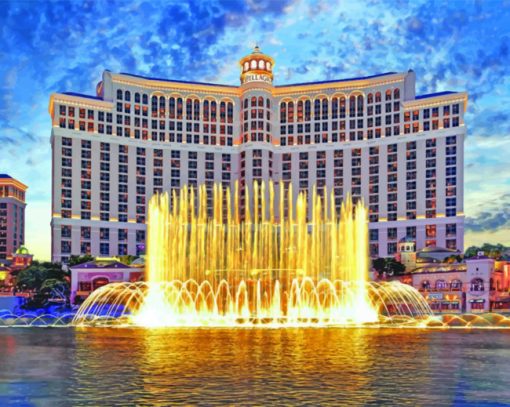 Bellagio Las Vegas paint by numbers