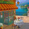 Bellagio Cafe paint by numbers