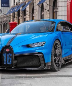 Bugatti Chiron Pur Sport paint by numbers