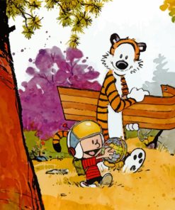 Calvin And Hobbes Adventure Paint by numbers