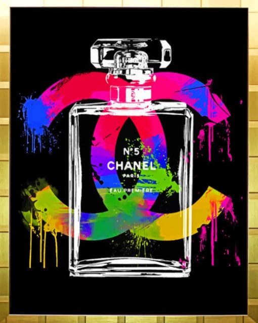 Chanel Poster Paint by numbers