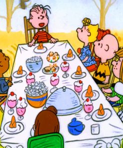 Charlie Brown Thanksgiving Paint by numbers