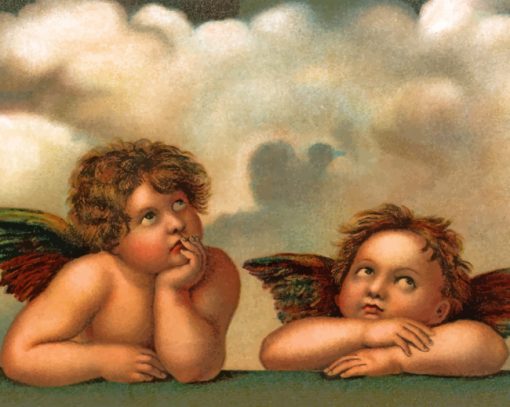 Cherubs paint by numbers