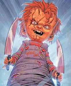 Chucky Comic Paint by numbers