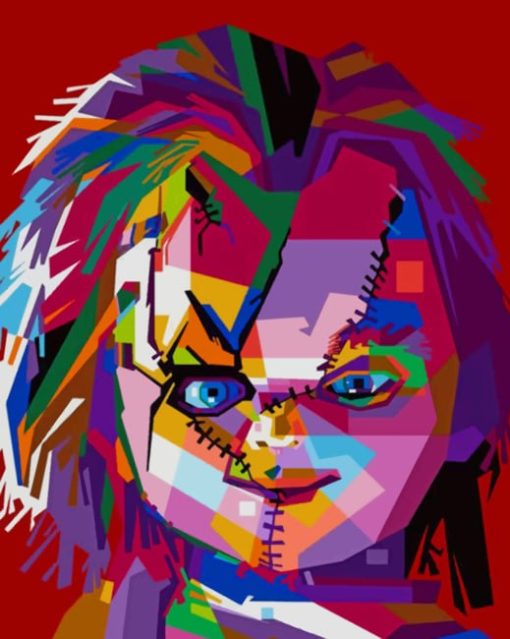 Chucky Pop Art Paint by numbers