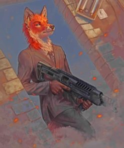 Gangster Fox Piant by numbers