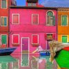 Colorful Houses Piant by nuumbers