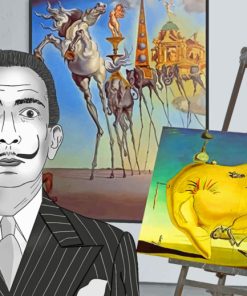 Dali Salvador paint by numbers