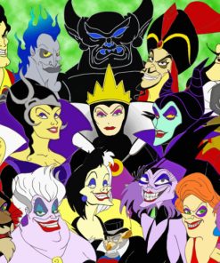 Disney Villains paint by number