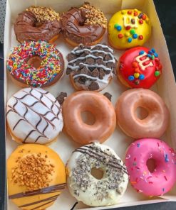 Tasty Doughnuts Paint by numbers