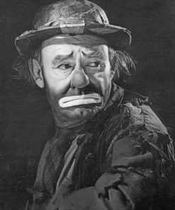 Emmett Kelly paint by number