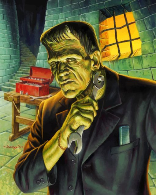 Frankenstein Paint by numbers