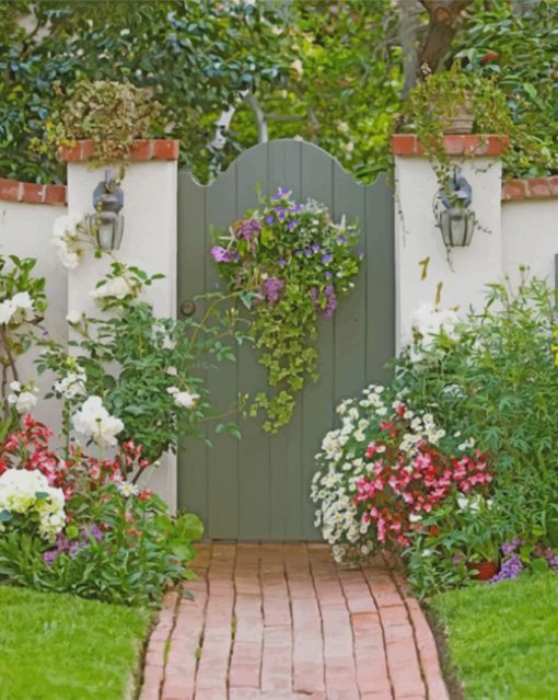 Garden Door Paint by numbers