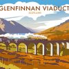 Glenfinnan Viaduct Illustration paint by numbers