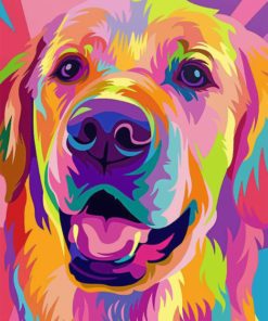 Golden Retriever Paint by numbers