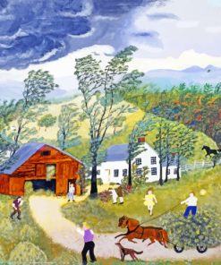 Grandma Moses Art Paint by numbers