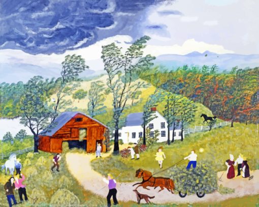 Grandma Moses Art Paint by numbers