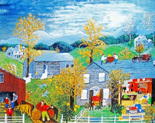 Grandma Moses Art Paint by numbers