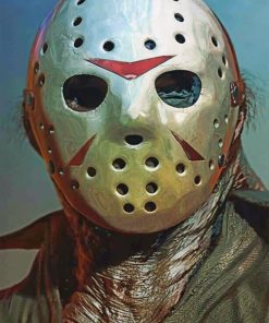 Scary Jason Voorhees Paint by numbers