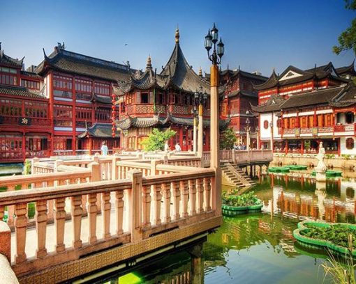 Yu Garden In Shanghai Paint by numbers