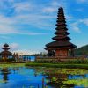 Indonesia Ulun Danu Beratan Paint by numbers