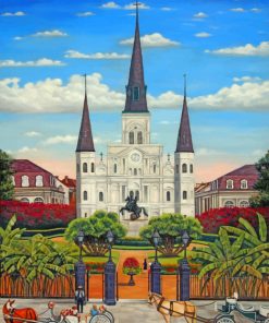 Jackson Square Judy paint by numbers