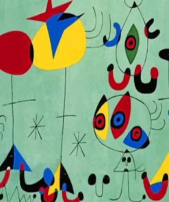 Aesthetic Joan Miro Art Paint by numbers