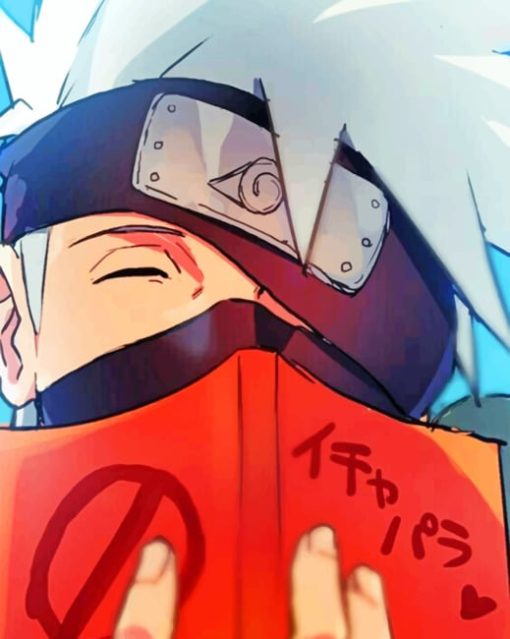 Kakashi Naruto Japanese Anime Paint by numbers