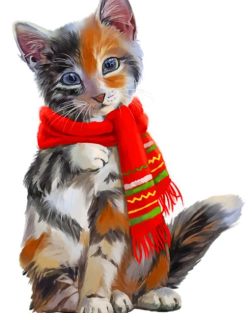 Adorable Kitty Paint by numbers