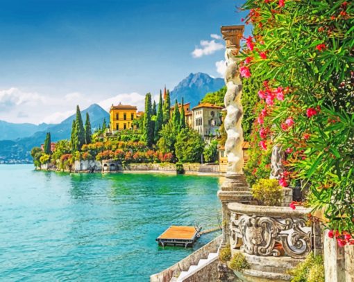 lake Como Italy Paint by numbers