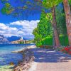 Lake Garda paint by numbers