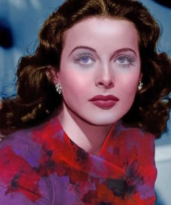 Lamarr Hedy Paint by numbers