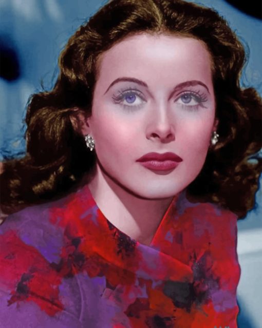 Lamarr Hedy Paint by numbers