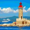 Saint Tropez Lighthouse Paint by numbers