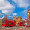 London Bus Double Decker Paint by numbers