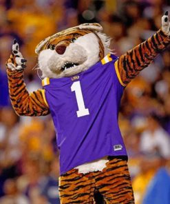 LSU Tiger Paint by numbers