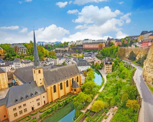 Luxembourg Paint by numbers