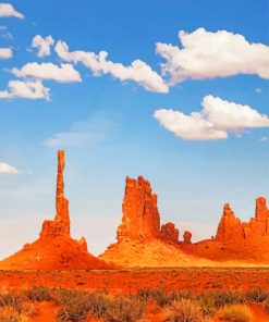 Monument Valley Arizona paint by numbers