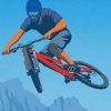 Mountain Biker Paint by numbers