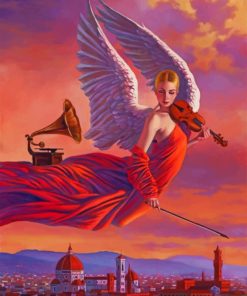 Musician Angel paint by numbers