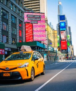 New York Taxi paint by numbers